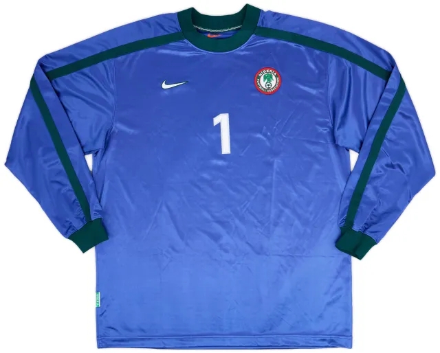 Nike 1998-00 Nigeria Player Issue GK Shirt #1 - 8/10 - (XL)