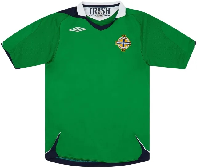 Umbro 2006-08 Northern Ireland Home Shirt - 8/10 - (S)