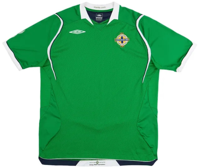 Umbro 2008-10 Northern Ireland Home Shirt - 8/10 - (XL)