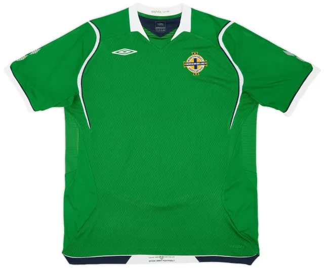 Umbro 2008-10 Northern Ireland Home Shirt - 9/10 - (XL)