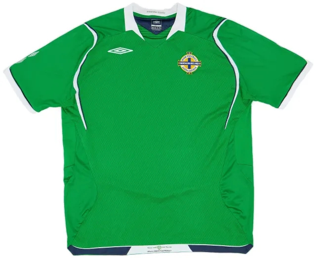 Umbro 2008-10 Northern Ireland Home Shirt - 8/10 - (XL)