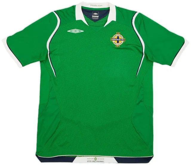 Umbro 2008-10 Northern Ireland Home Shirt - 8/10 - (L)