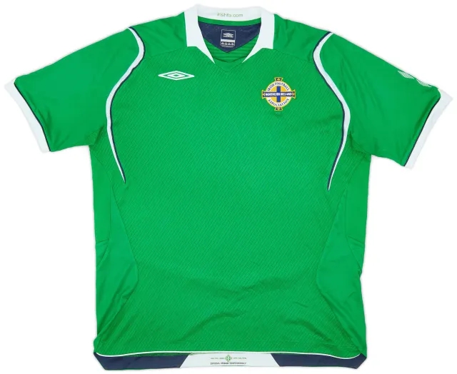 Umbro 2008-10 Northern Ireland Home Shirt - 7/10 - (XL)