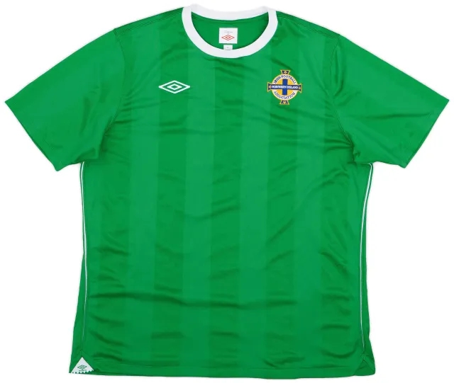 Umbro 2010-12 Northern Ireland Home Shirt - 8/10 - (XL)