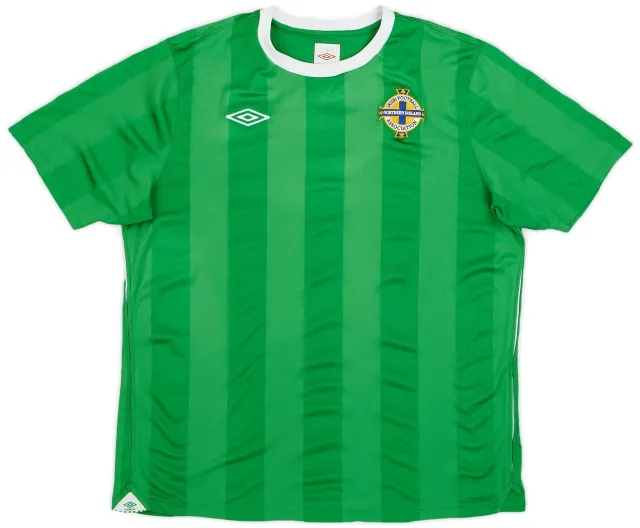 Umbro 2010-12 Northern Ireland Home Shirt - 9/10 - (XL)