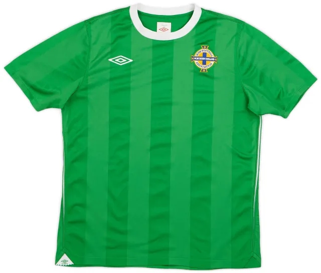 Umbro 2010-12 Northern Ireland Home Shirt - 8/10 - (M)