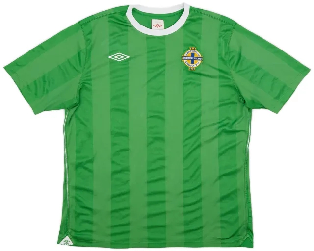 Umbro 2010-12 Northern Ireland Home Shirt - 7/10 - (XL)