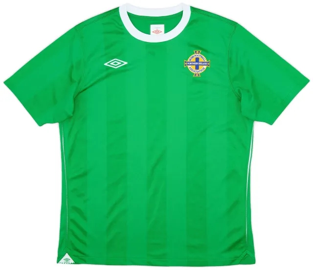 Umbro 2010-12 Northern Ireland Home Shirt - 8/10 - (M)