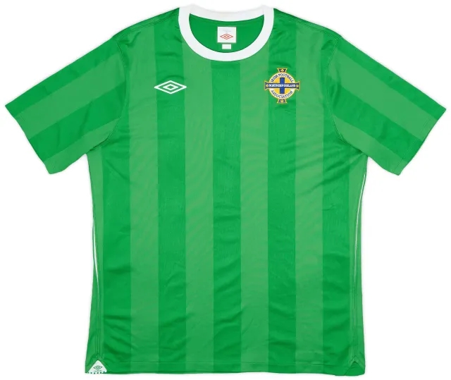 Umbro 2010-12 Northern Ireland Home Shirt - 7/10 - (L)