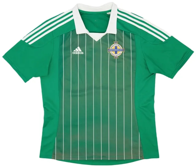 adidas 2012-13 Northern Ireland Home Shirt - 8/10 - (L)