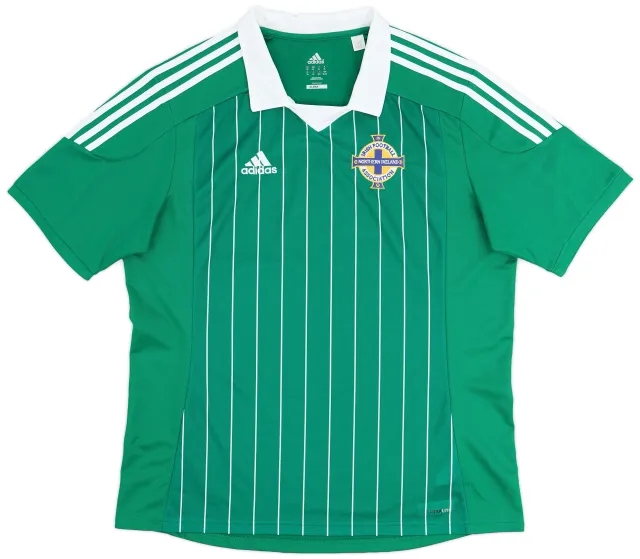adidas 2012-13 Northern Ireland Home Shirt - 9/10 - (XL)