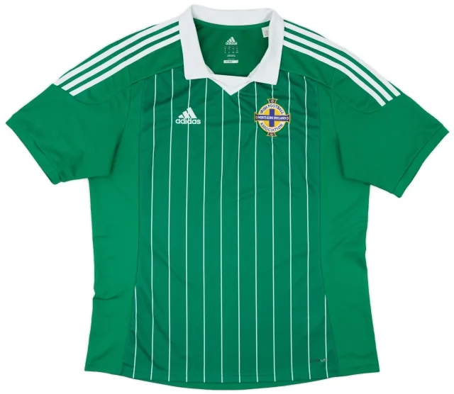 adidas 2012-13 Northern Ireland Home Shirt - 8/10 - (XL)