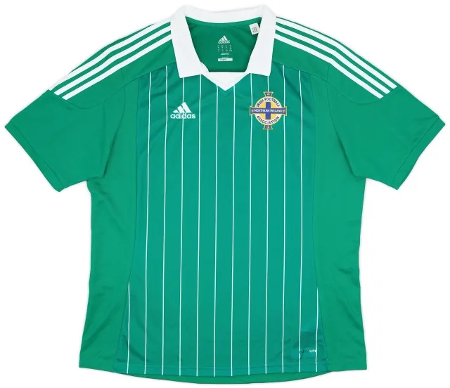 adidas 2012-13 Northern Ireland Home Shirt - 9/10 - (XL)