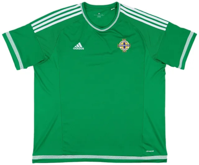 adidas 2015 Northern Ireland Home Shirt - 7/10 - (XXL)
