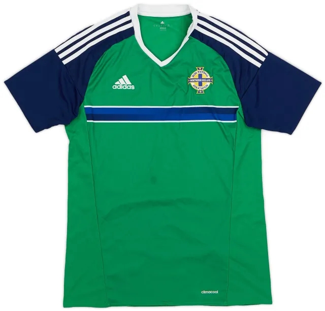 Umbro 2016-17 Northern Ireland Home Shirt - 8/10 - (M)