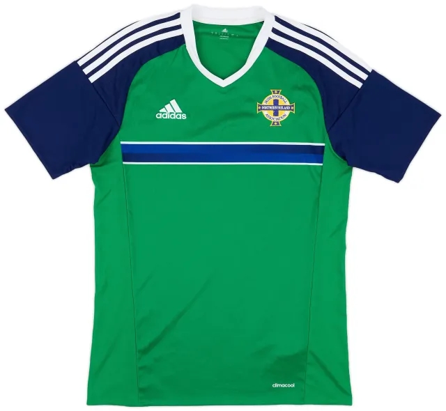 Umbro 2016-17 Northern Ireland Home Shirt - 9/10 - (S)