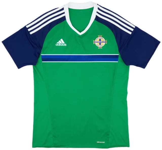Umbro 2016-17 Northern Ireland Home Shirt - 8/10 - (M)