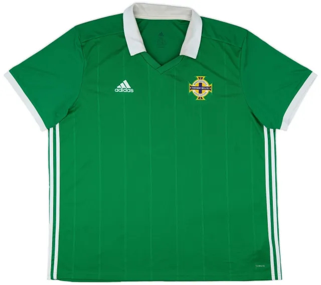 adidas 2018-19 Northern Ireland Home Shirt - 7/10 - (XXL)