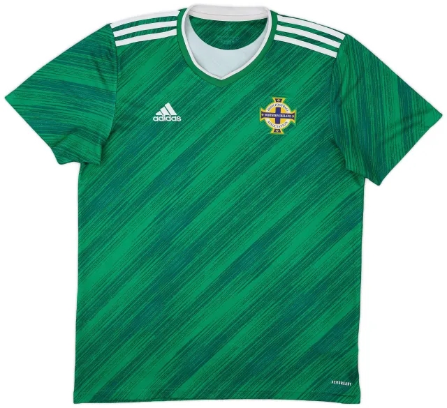 adidas 2020-22 Northern Ireland Home Shirt - 9/10 - (L)