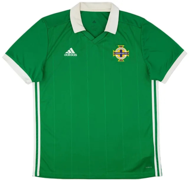 adidas 2018-19 Northern Ireland Home Shirt - 8/10 - (L)