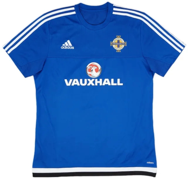 2015-16 Northern Ireland adidas Training Shirt - 9/10 - (L)