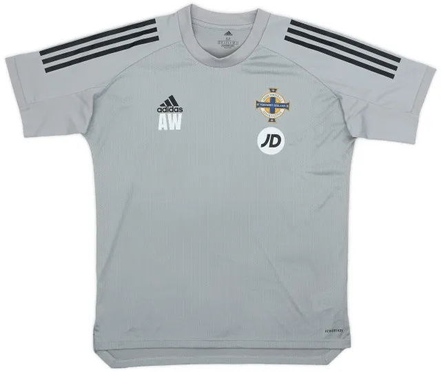 2019-20 Northern Ireland Staff Issue adidas Polo Shirt AW' - 9/10 - (M)