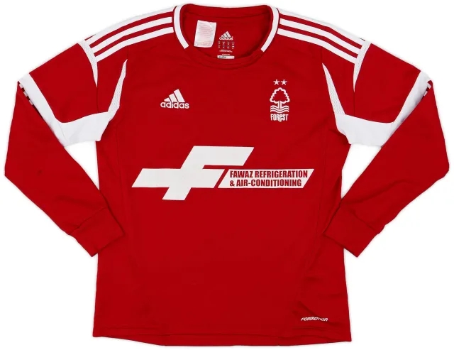adidas 2013-14 Nottingham Forest Home L/S Shirt - 7/10 - (XS)