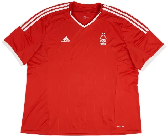 adidas 2014-15 Nottingham Forest Home Shirt - 8/10 - (3XL)