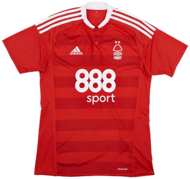 adidas 2016-17 Nottingham Forest Home Shirt - 8/10 - (S)