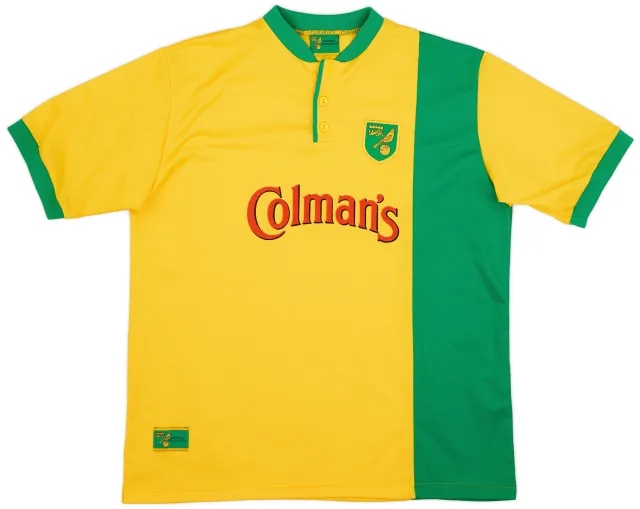 1999-01 Norwich Home Shirt - 9/10 - (XXL/3XL)