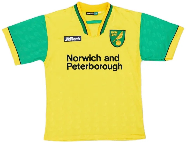 1996-97 Norwich Home Shirt - 9/10 - (S)