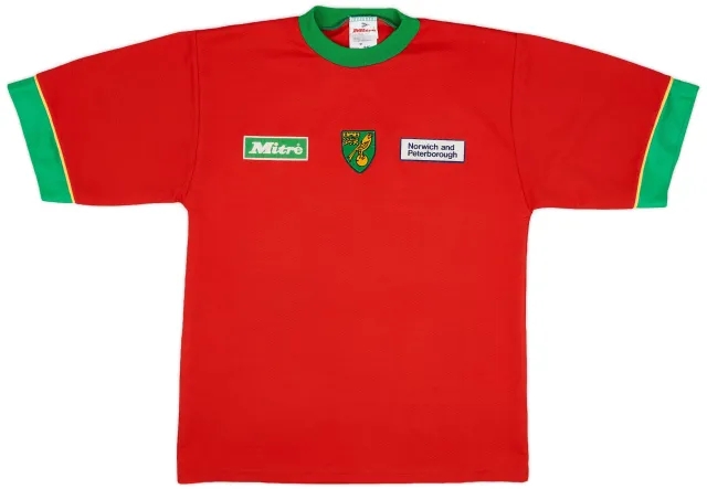 1996-97 Norwich Mitre Training Shirt - 8/10 - (M)