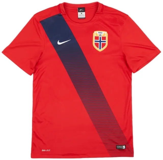 Nike 2015-16 Norway Home Shirt - 6/10 - (S)
