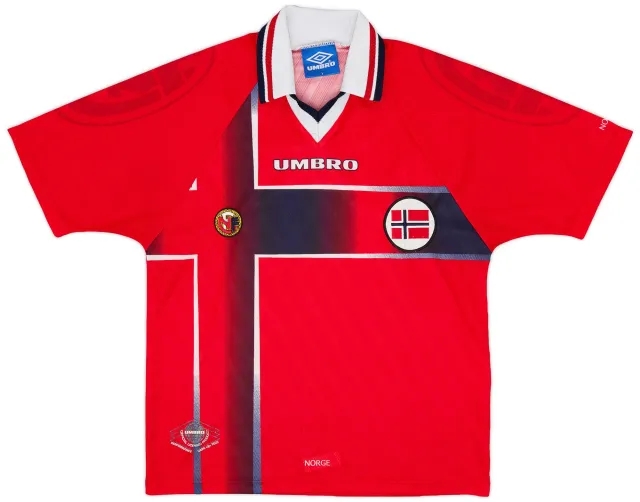 Umbro 1997-98 Norway Home Shirt - 9/10 - (Y)