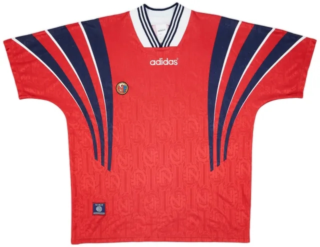 adidas 1996-97 Norway Home Shirt - 8/10 - (L)