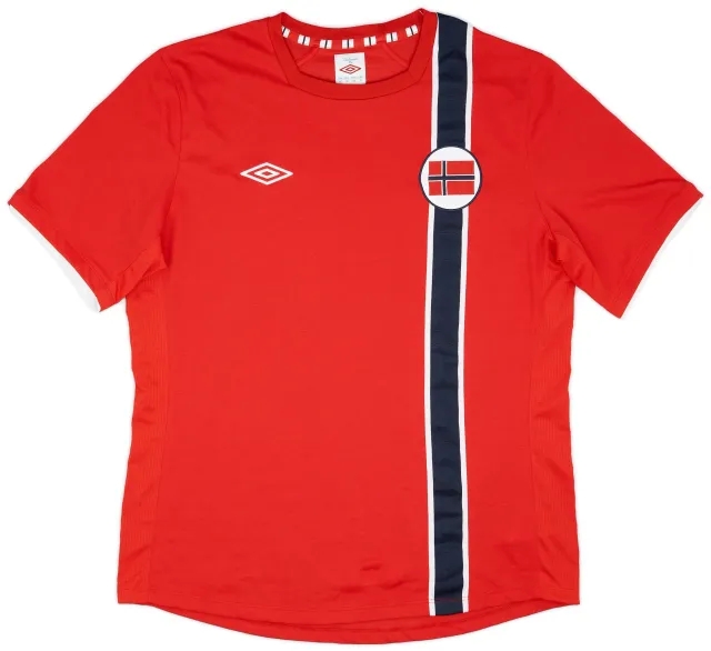 Umbro 2012-13 Norway Home Shirt - 9/10 - (XL)