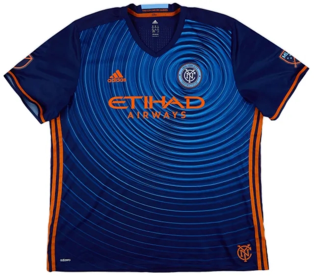 adidas 2016-17 New York City Authentic Away Shirt - 6/10 - (XXL)
