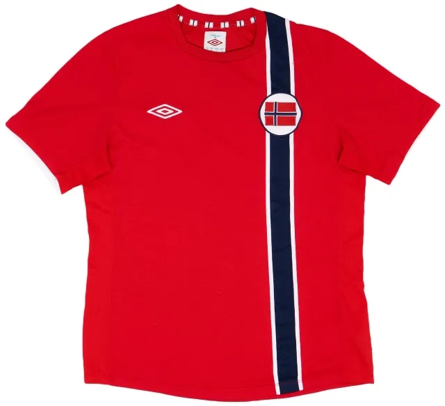 Umbro 2012-13 Norway Home Shirt - 8/10 - (M)