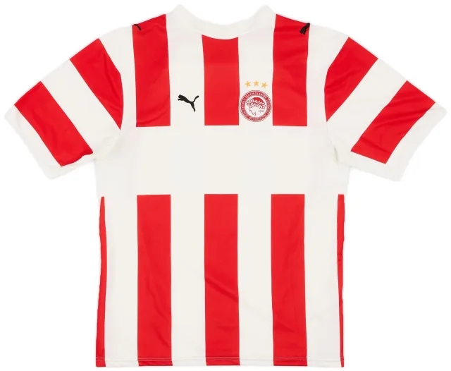 Puma 2006-07 Olympiakos Home Shirt - 9/10 - (S)