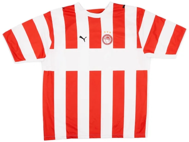 Puma 2006-07 Olympiakos Home Shirt - 8/10 - (XXL)