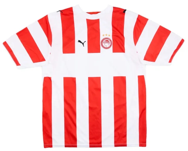 Puma 2006-07 Olympiakos Home Shirt - 9/10 - (L)