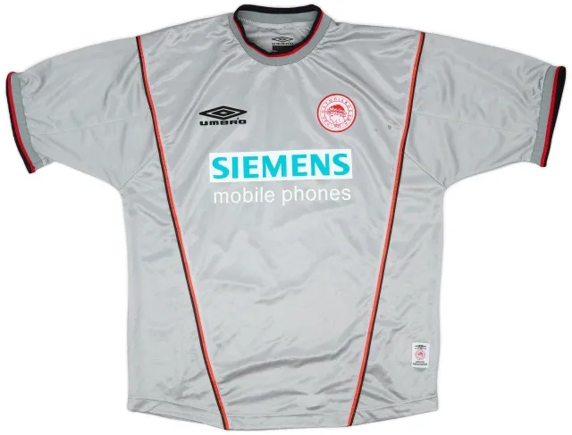 Umbro 2000-01 Olympiakos Away Shirt - 7/10 - (XXL)