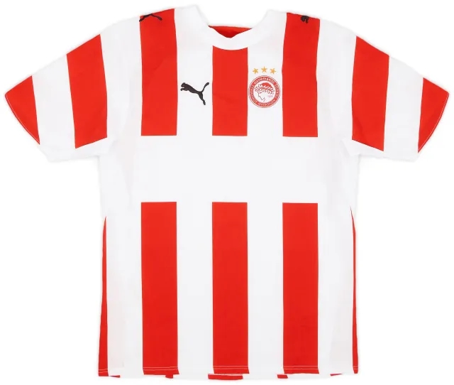 Puma 2006-07 Olympiakos Home Shirt - 7/10 - (S)