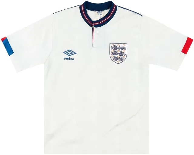 Umbro 1987-90 England Home Shirt - 6/10 - (M.Boys)