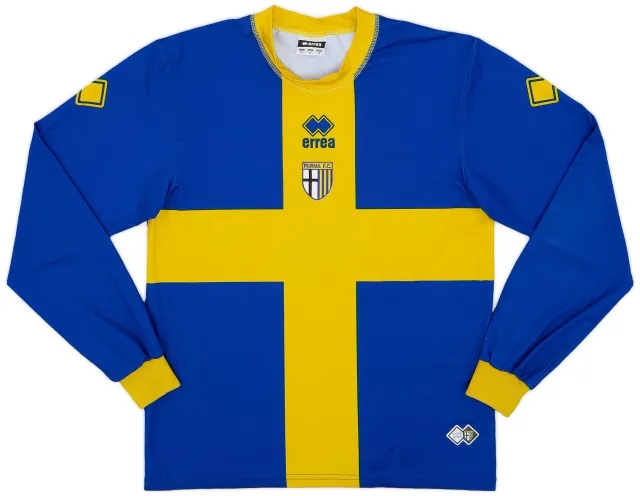 Errea 2006-07 Parma Away L/S Shirt - 9/10 - (M)
