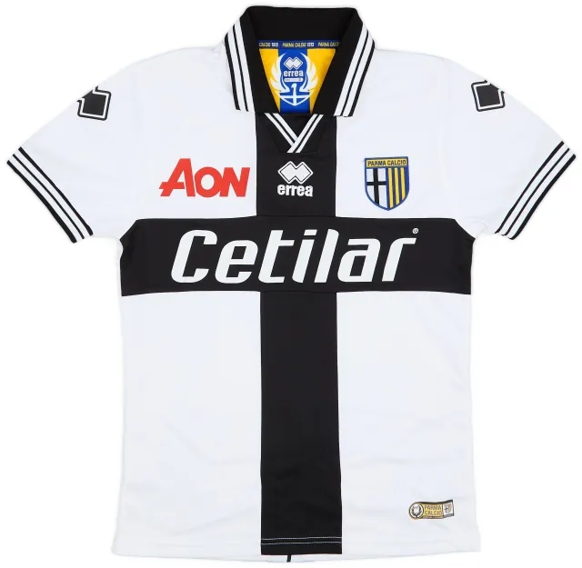 Errea 2018-19 Parma Home Shirt - 9/10 - (S)