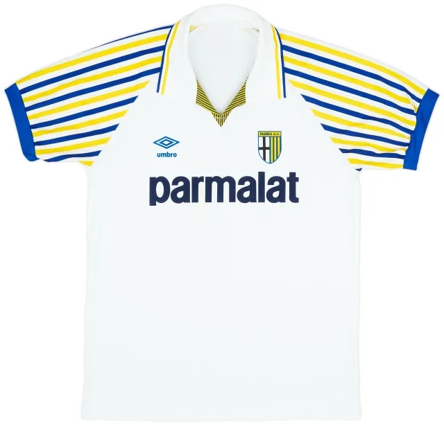 Umbro 1990-91 Parma Home Shirt - 7/10 - (M)