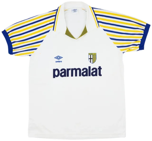Umbro 1990-91 Parma Home Shirt - 7/10 - (L)