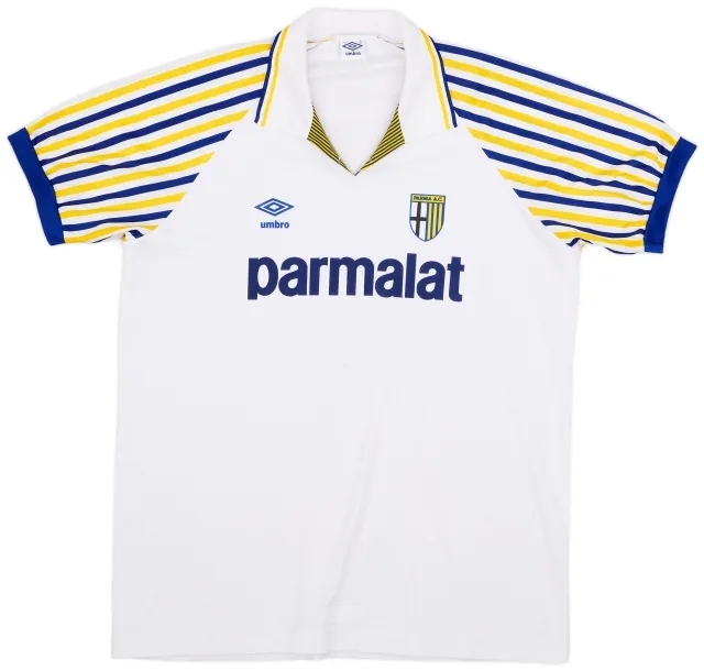 Umbro 1990-91 Parma Home Shirt - 6/10 - (L)