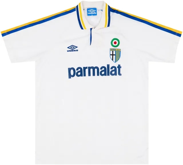 Umbro 1992-93 Parma Home Shirt - 9/10 - (XL)